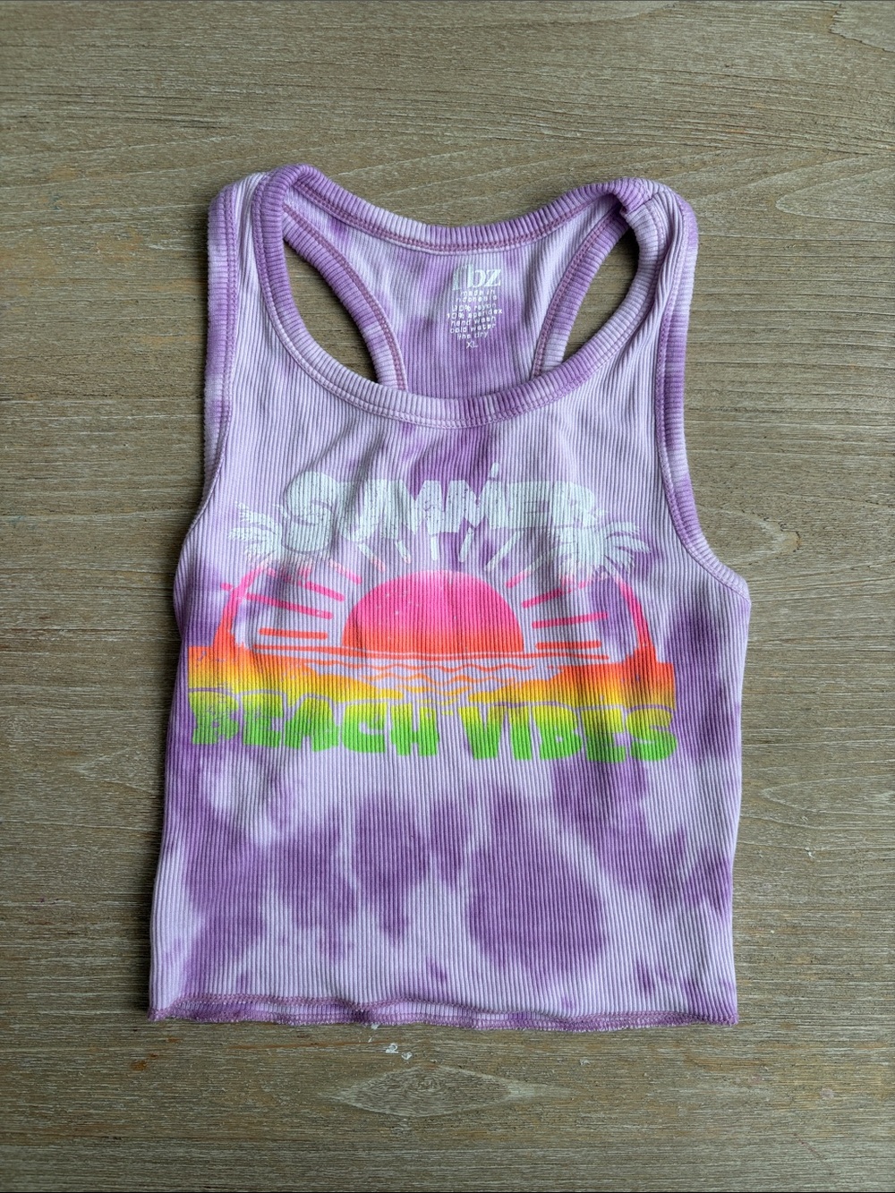 Flowers by Zoe ribbed tank
